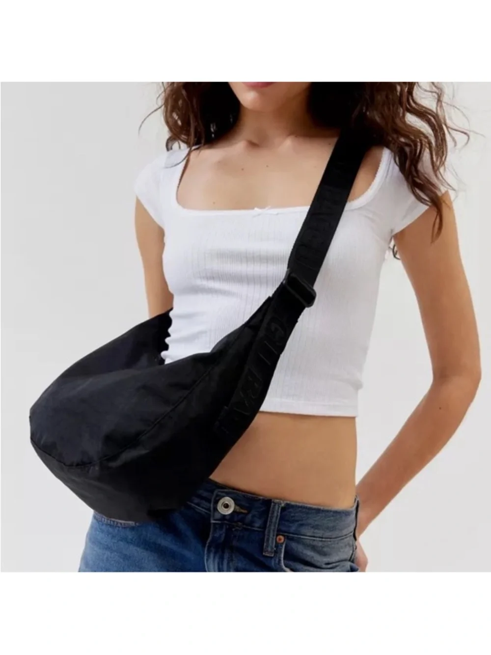 Baggu Medium Nylon Crescent Bag - Picture 8 of 14